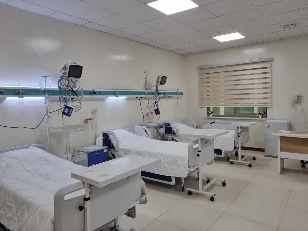 Fully equipped hospital ward